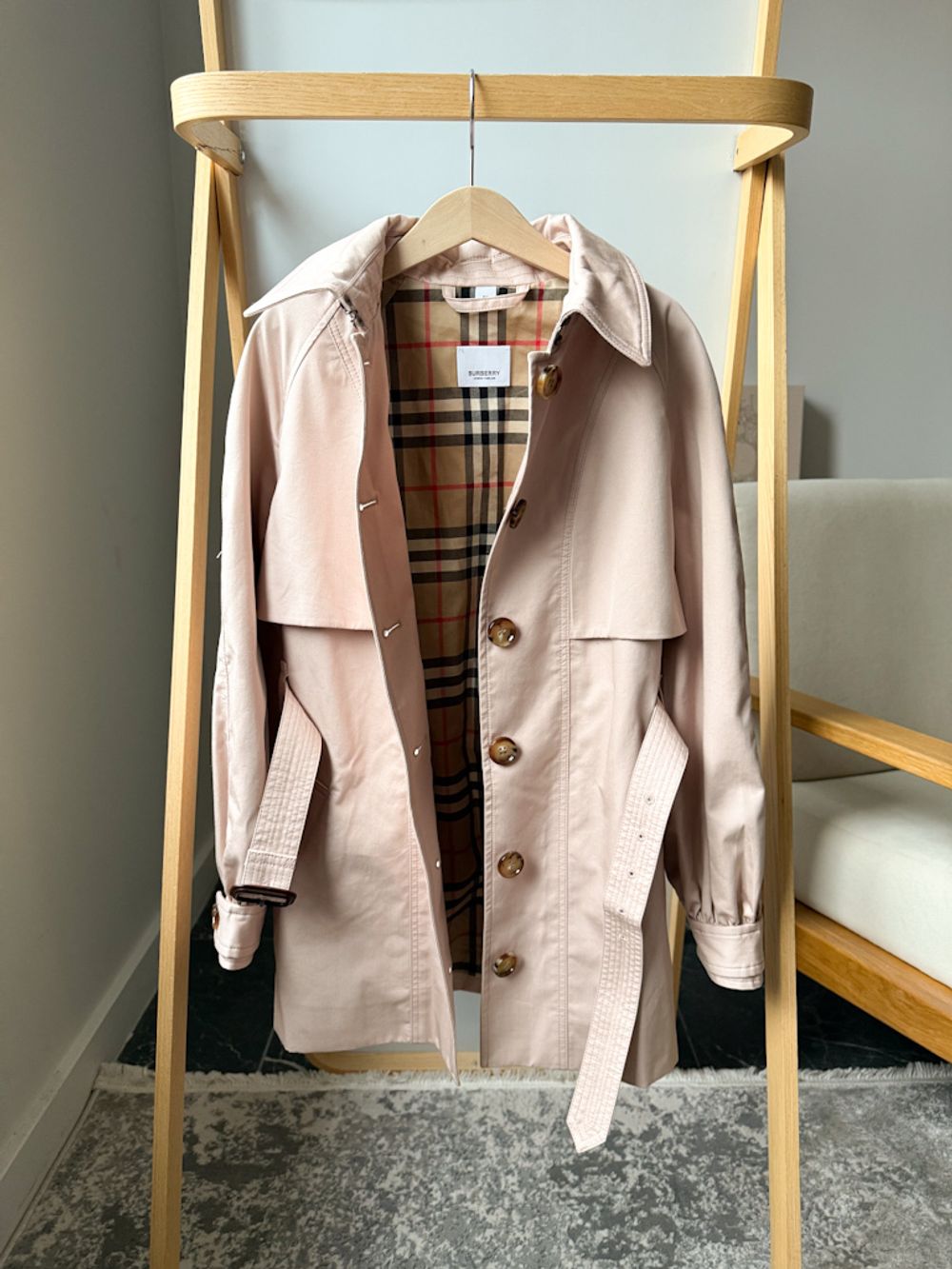 Хлопковый тренч Burberry, 128