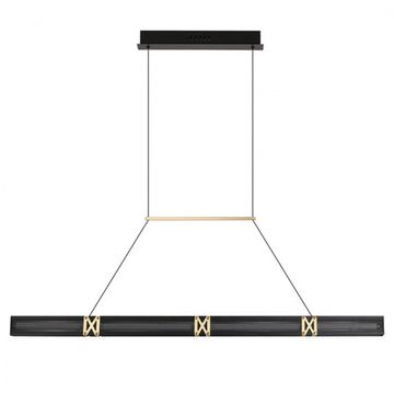 Подвесной светильник 20W 3000К 7083/20L черный/золото MESH Odeon Light
