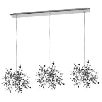 Подвесная люстра 9*G9 L3PL721134 хром Extra Lightstar