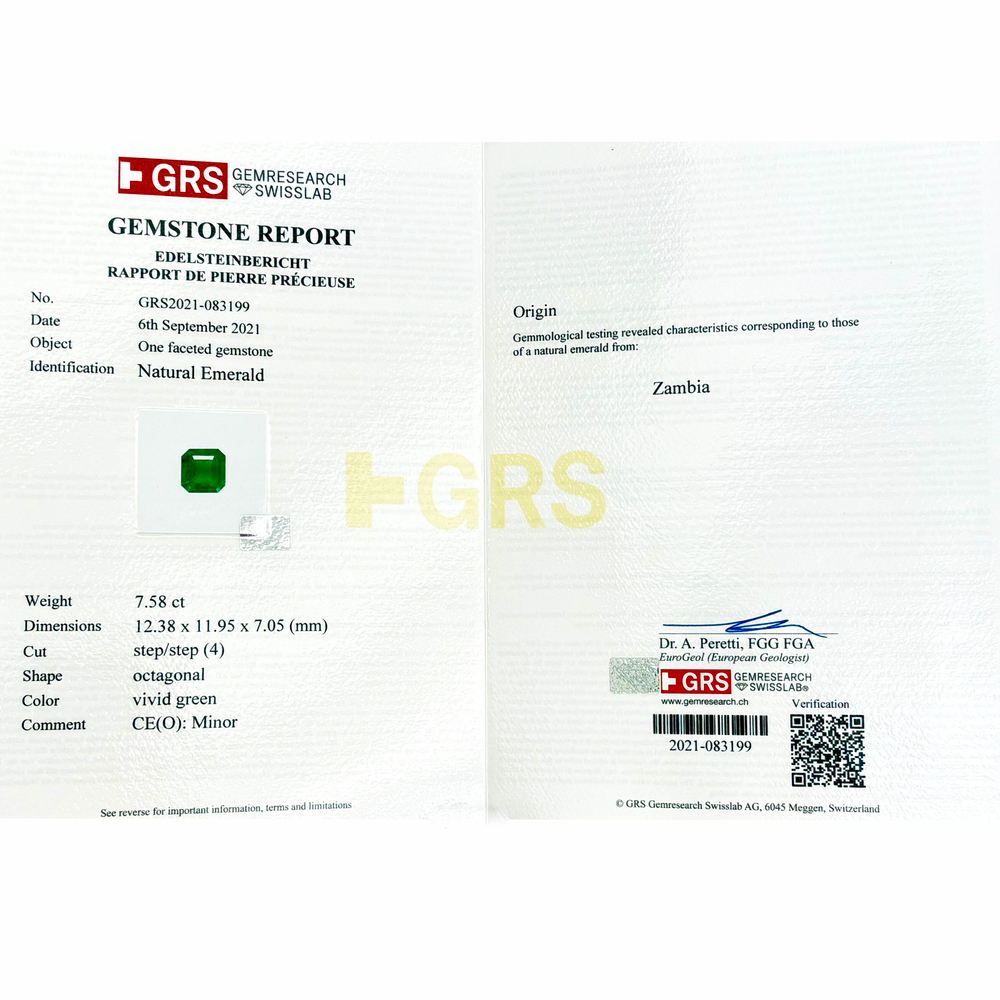 Кольцо с Изумрудом и Бриллиантами, R0070-51/1