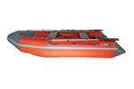 Лодка ПВХ X-River Rocky 355 НДВД + усиленное дно и баллон, красно-серый/фурнитура серая