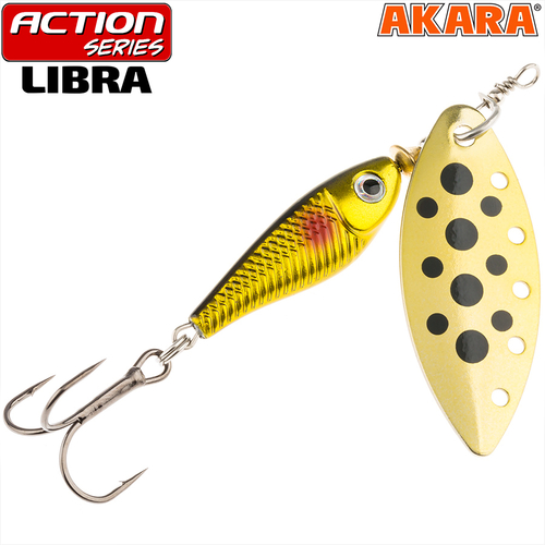 Блесна вращающаяся Akara Action Series Libra 3 11 гр. 2/5 oz. A3-1
