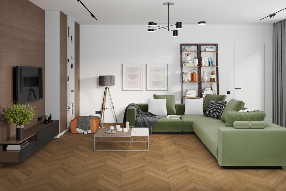 Кварц-винил SPC Damy Floor Chevron SPC 5 мм ЛУВР 1.676 м2