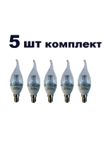 Светодиодная LED лампа CA37 6W E14 нейтр. пр 5шт