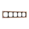 Рамка металлическая на 5 постов Systeme Electric ArtGallery Pure Медь GAL312505