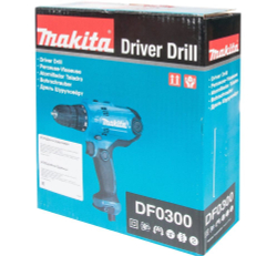 Электрическая дрель-шуруповерт Makita DF0300 (320 Вт, 56 Нм)