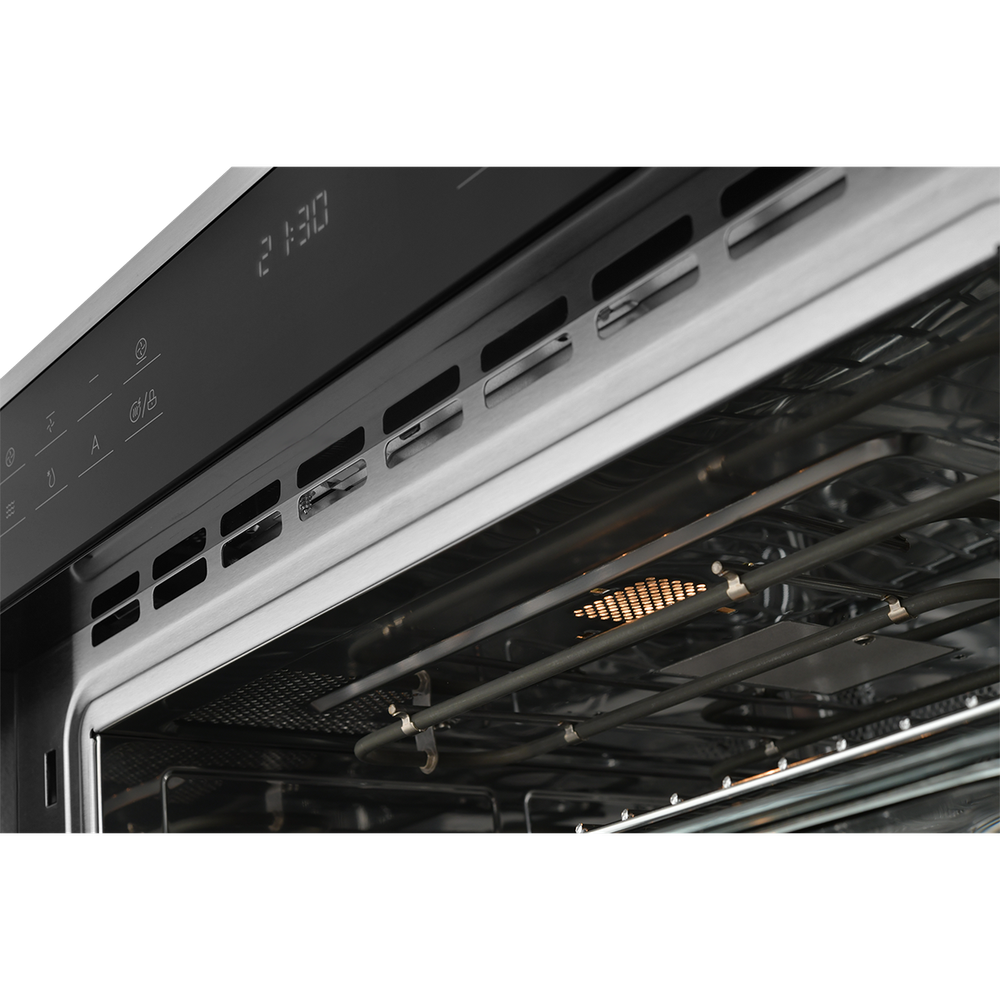 Встраиваемый компактный духовой шкаф с СВЧ ZUGEL ZOE610X