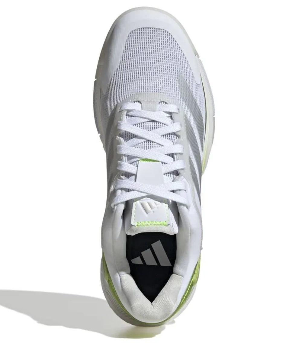Женские кроссовки для padel Adidas Crazyquick Boost Padel W - lucid lemon/cloud white/silver metallic