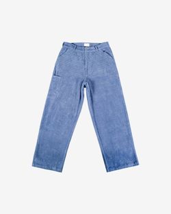 Брюки Cord work pants blue