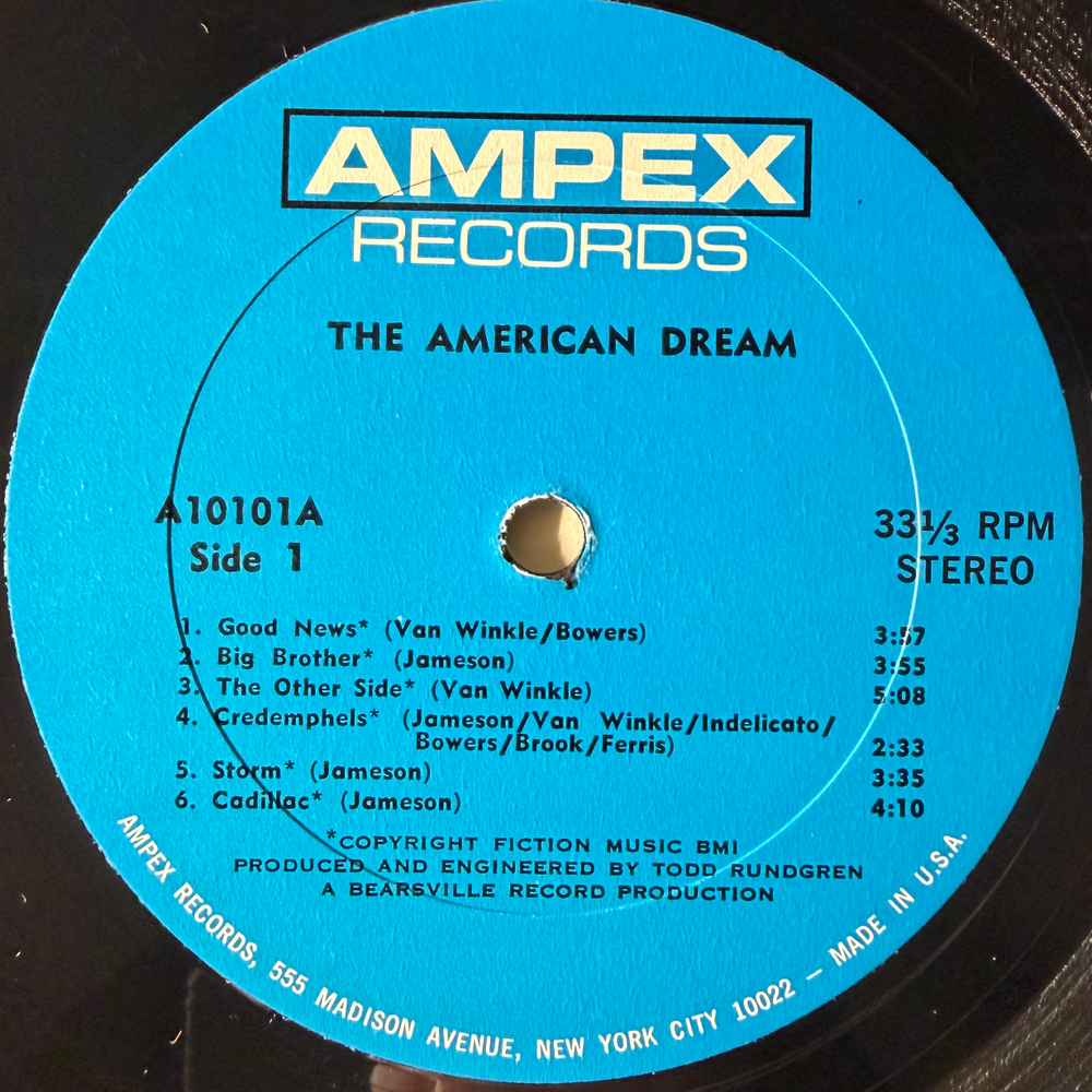 The American Dream ‎– The American Dream (США 1970г.)