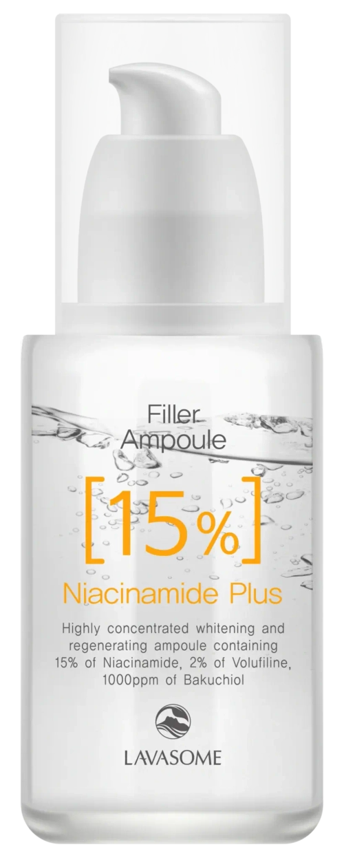 Lavasome Ампула для осветления и выравнивания тона кожи с ниацинамидом 12 % - NIACINAMIDE 12% FILLER AMPOULLE, 30 мл