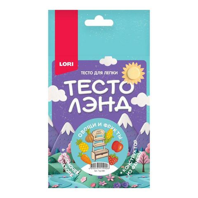 Тесто для лепки. Тематический набор "Овощи, фрукты" (Lori)