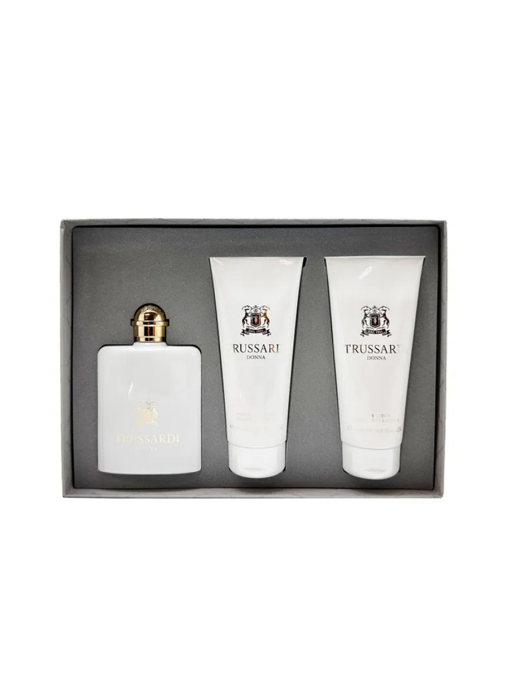 TRUSSARDI DONNA lady set (100ml edp + 200ml b/lotion + 200ml sh/gel)