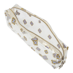 Пенал-косметичка "Стиль", квадрат, 1отд. на молнии, кожзам, микс, D-608B-4120