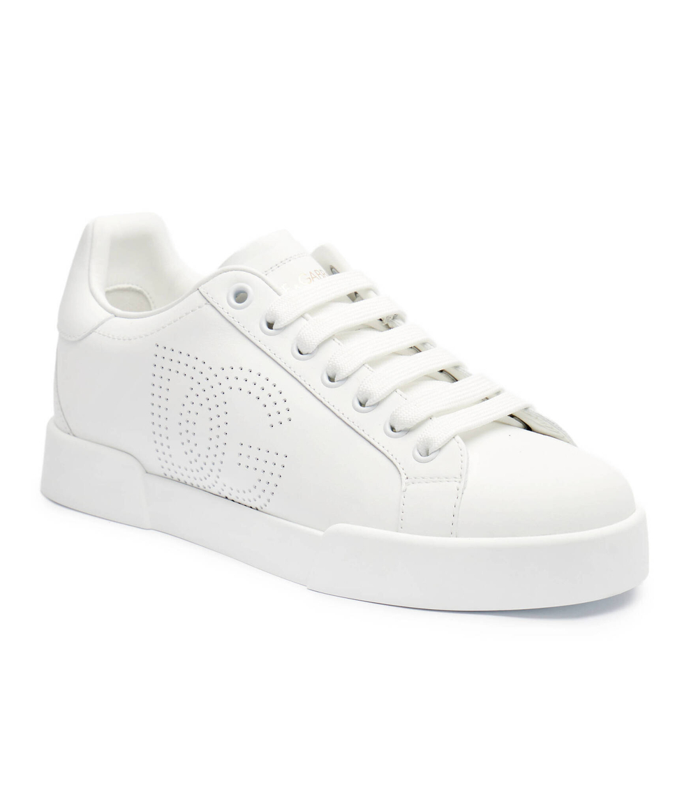 Кожаные кроссовки Dolce & Gabbana - белый(CK2277 AV066)