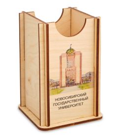 Народные промыслы МТ- 009/07 Карандашница «Новосибирский Государственный Университет»