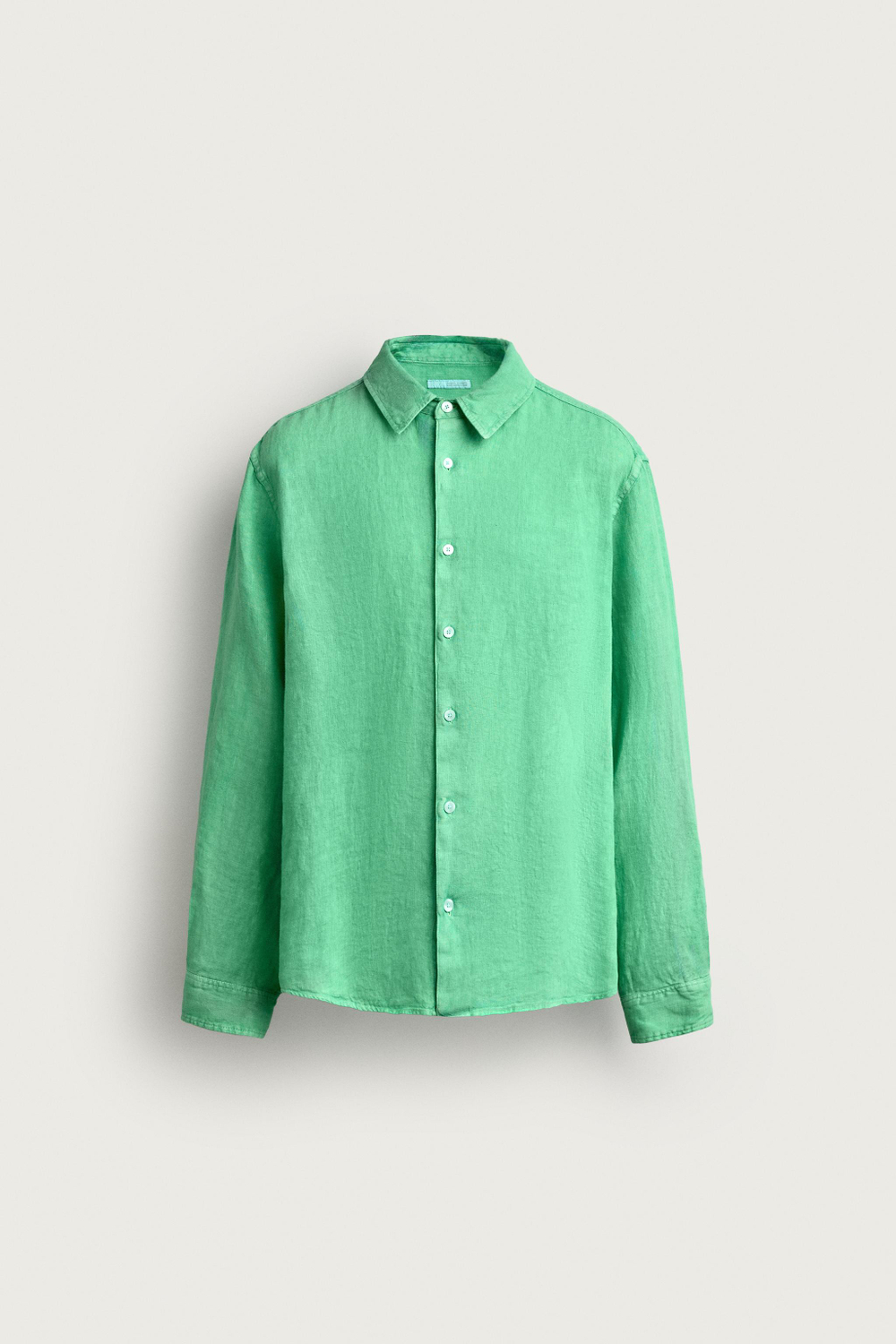 РУБАШКА ИЗ 100% ЛЬНА — ZARA
