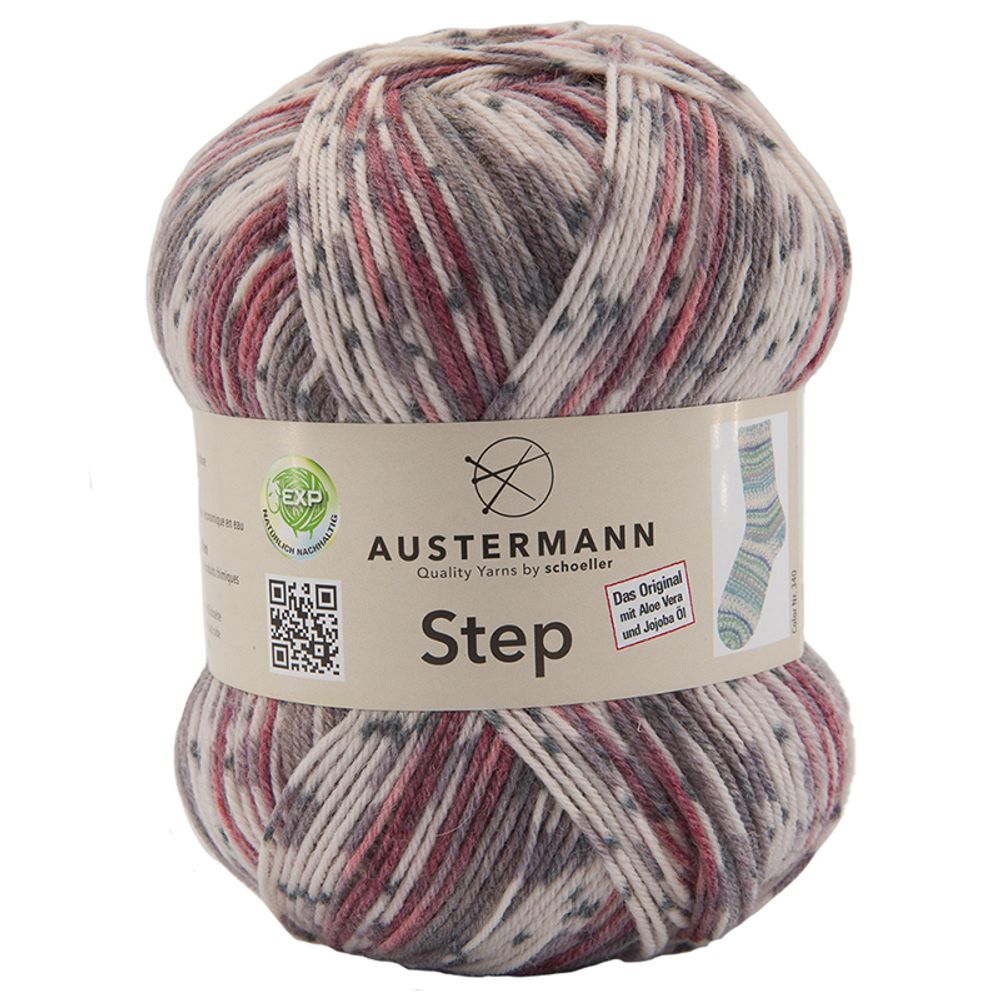 Пряжа Austermann (Аустерманн) Step / уп.5 мот. по 100 г, 420м, тайга Пряжа Austermann (Аустерманн) Step / уп.5 мот. по 100 г, 420м, тайга