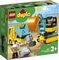 Lego konstruktor Duplo Truck &amp; Tracked Excavator