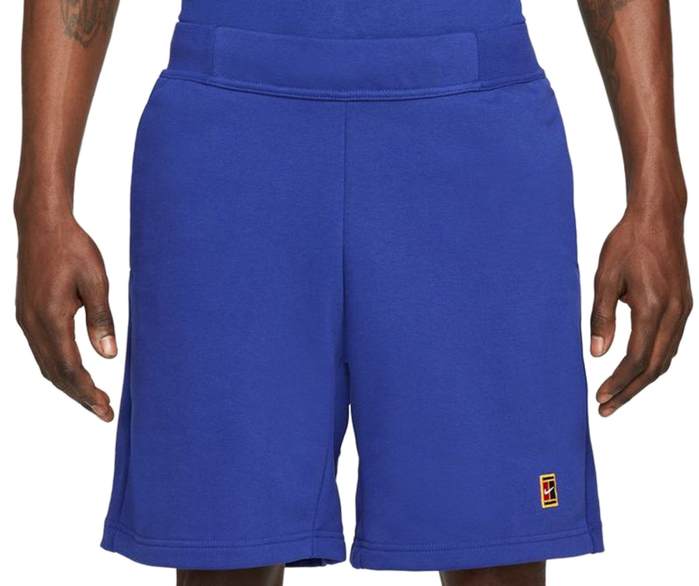 Мужские теннисные шорты Nike Court Fleece Tennis Shorts M - deep royal blue