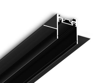Шинопровод встраиваемый под ГКЛ 12.5мм 2м GV1061 черный Magnetic Ultra Slim Ambrella