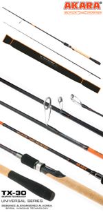 Спиннинг штекерный угольный Akara Black Hunter (24-65) H