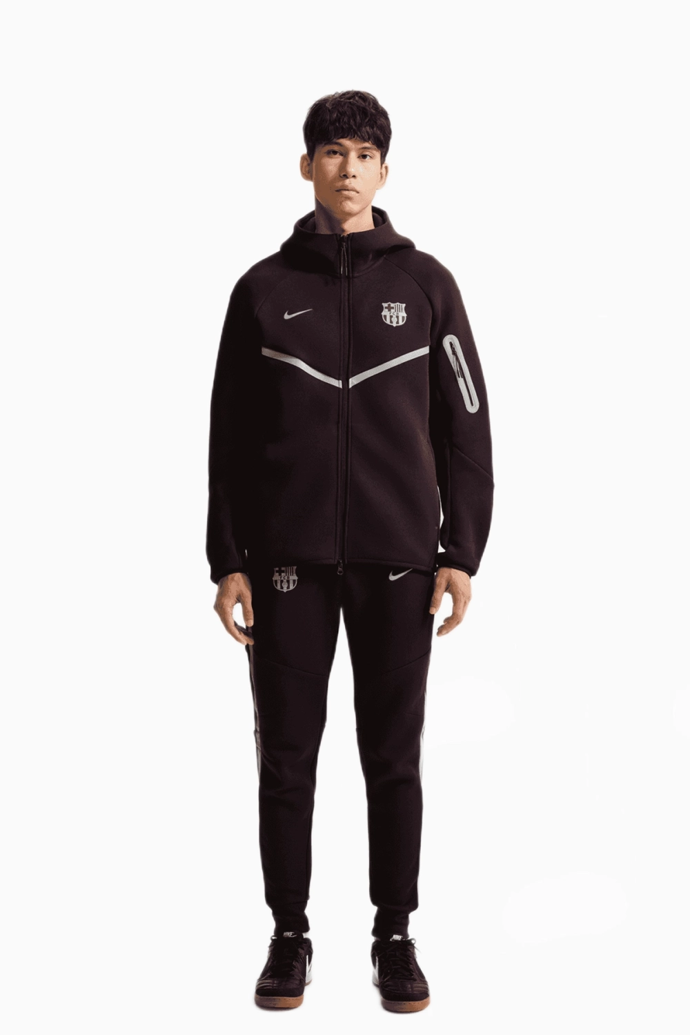 Кофта Nike FC Barcelona 26/27 Tech Fleece Windrunner - бордовый