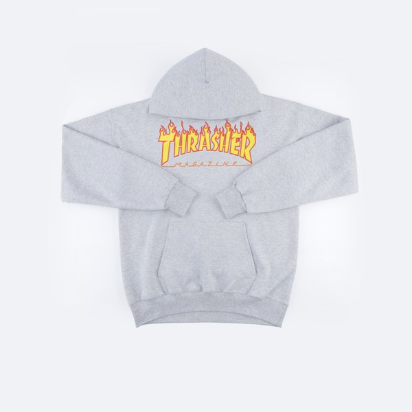 Худи Thrasher Flame Hood (gray) артикул: - купить в магазине Дайс