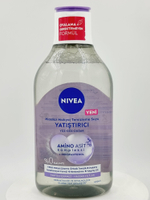 Мицеллярная вода Nivea для снятия макияжа с аминокислотным комплексом и декспантенолом, без отдушки, 400 мл (Германия)