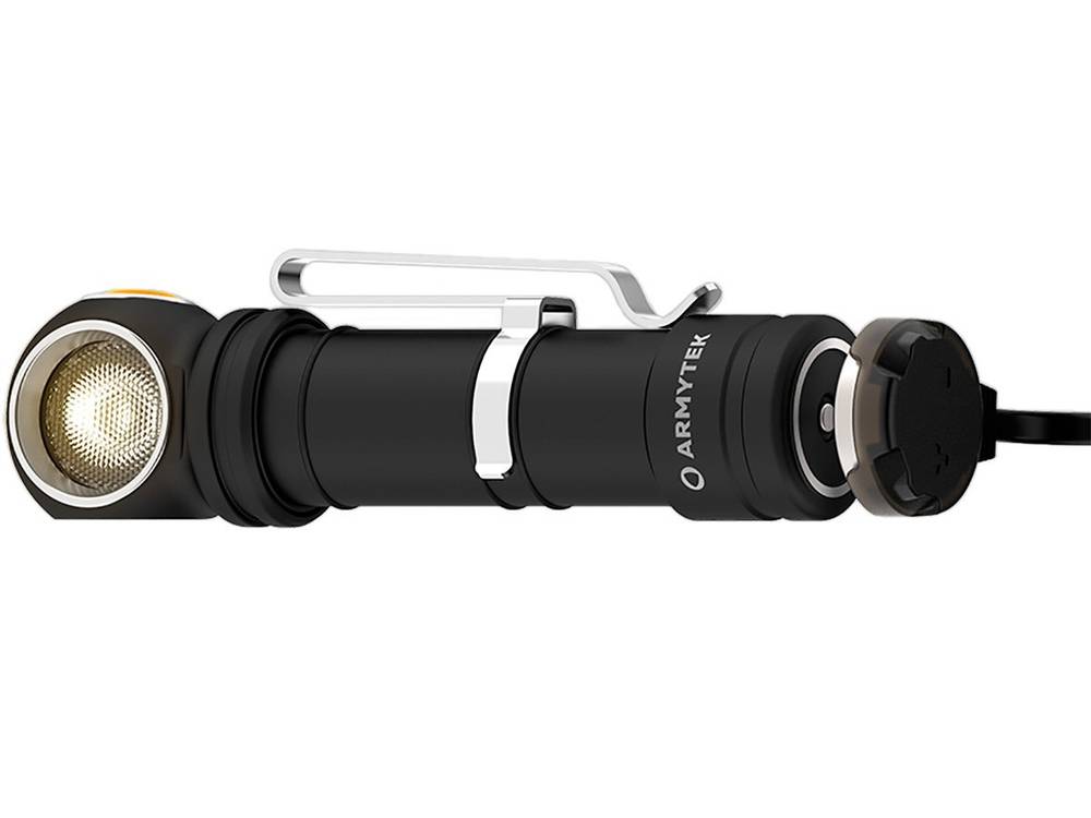 Фонарь налобный Armytek Wizard C2 Pro Max Magnet USB XHP70.2, 3720 lm, тёплый, до 113м, 110°:150°