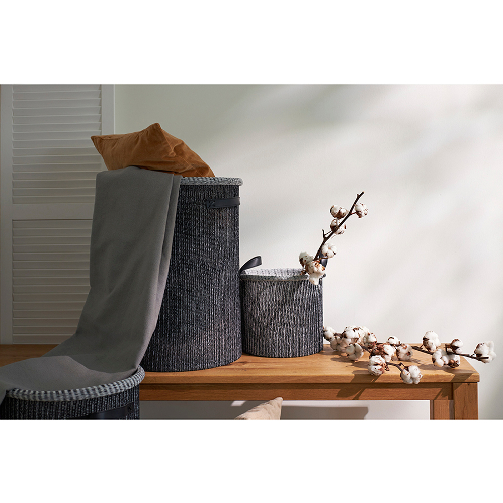 Корзина для хранения Sustainable collection, 46 л, черная