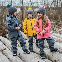Шапка тыква из смесовой шерсти однослойная с отворотом "Горчица/Графит"