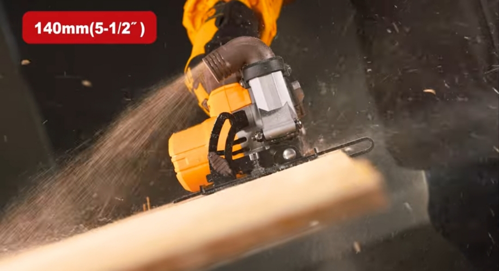 Аккумуляторная циркулярная пила INGCO CSLI1402 INDUSTRIAL 20 В 140 мм