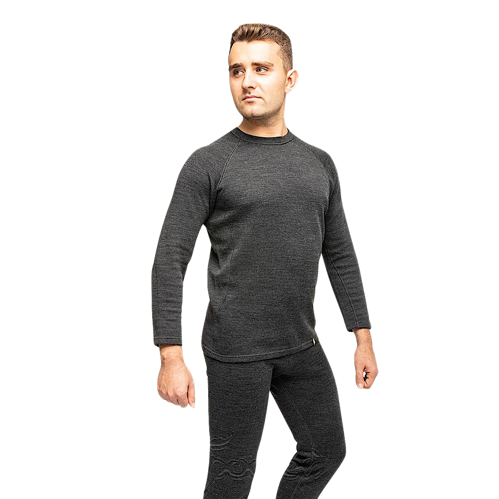 Термобелье Helios Thermo Merino -35°C -5°C (Комплект) Темно-Серый -