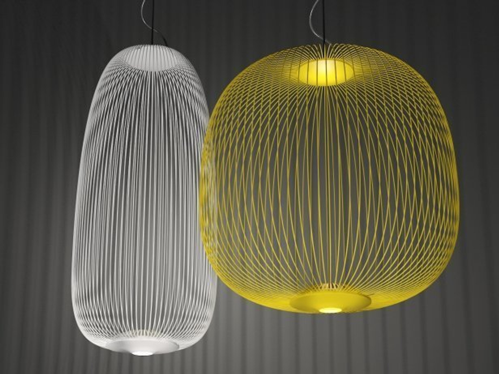Подвесной дизайнерский светильник  Spokes 2 от Foscarini (белый)