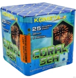 Батарея салютов Coral sea (P7412) от Magictime, 25 залпов, 30 мм