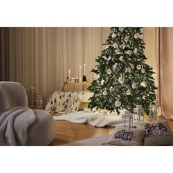 Набор ёлочных украшений с подсветкой Festive embroidery из коллекции New Year Essential, 4 шт.