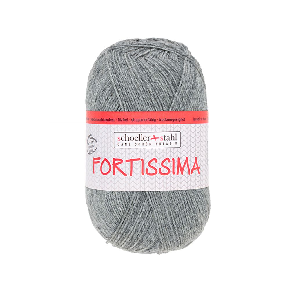 Пряжа Austermann (Аустерманн) Fortissima 100 / уп.5 мот. по 100 г, 420м, светло-серый Пряжа Austermann (Аустерманн) Fortissima 100 / уп.5 мот. по 100 г, 420м, светло-серый