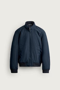 ZARA УТЕПЛЕННЫЙ БОМБЕР, МОРСКОЙ СИНИЙ