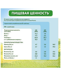 Каша Малютка Кукурузная 220г с 6месяцев