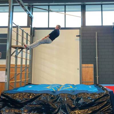 Надувная подушка «GymAir» для гимнастики и батутных центров, 5,2×3,2×0,95 м
