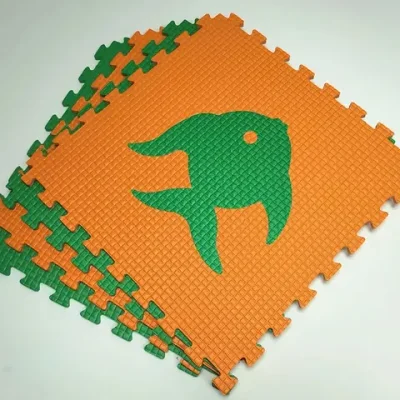 Мягкий пол "Жители моря" 500x500x10 мм 45 шор