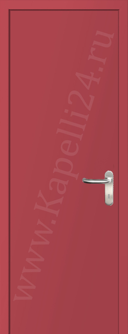 Дверь влагостойкая пластиковая KAPELLI multicolor ДГ RAL 3017 Розовый + коробка