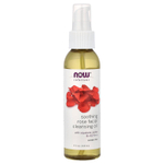 NOW Foods, Solutions, Успокаивающее очищающее масло для лица с розой, 4 жидких унции (118 мл)