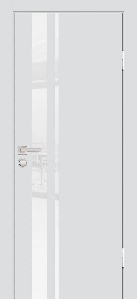 Дверь P-16 / Цвет Агат / белоснежный лакобель / Двери PROFILO PORTE Дверь P-16 / Цвет Агат / белоснежный лакобель / Двери PROFILO PORTE
