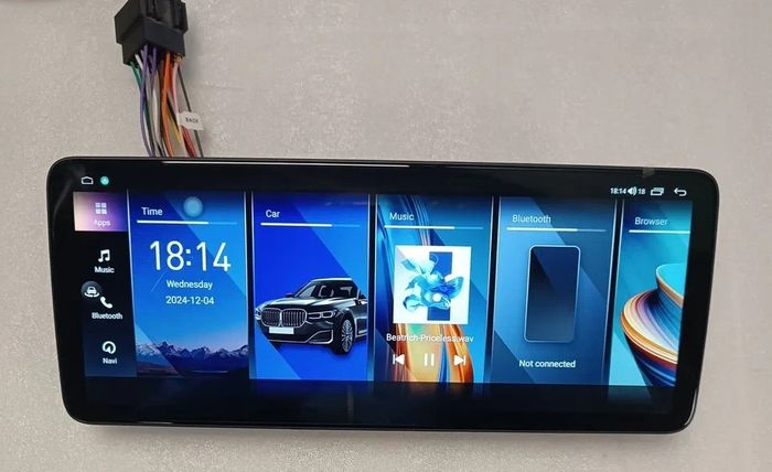 Магнитола для Toyota RAV4 50 2019-2024+ (рынок РФ и ОАЭ) - Kuberg KP-T1205FW монитор 12.3" в стиле MERCEDES на Android 11, Быстрая, CarPlay, 4G SIM-слот