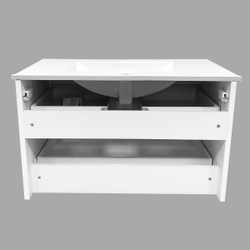 Тумба-умывальник "Женева-90" дуб белый с раковиной COMFORTY 90E
