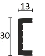 626-67SH/Молдинг(30*13*3000мм)/58шт, шт