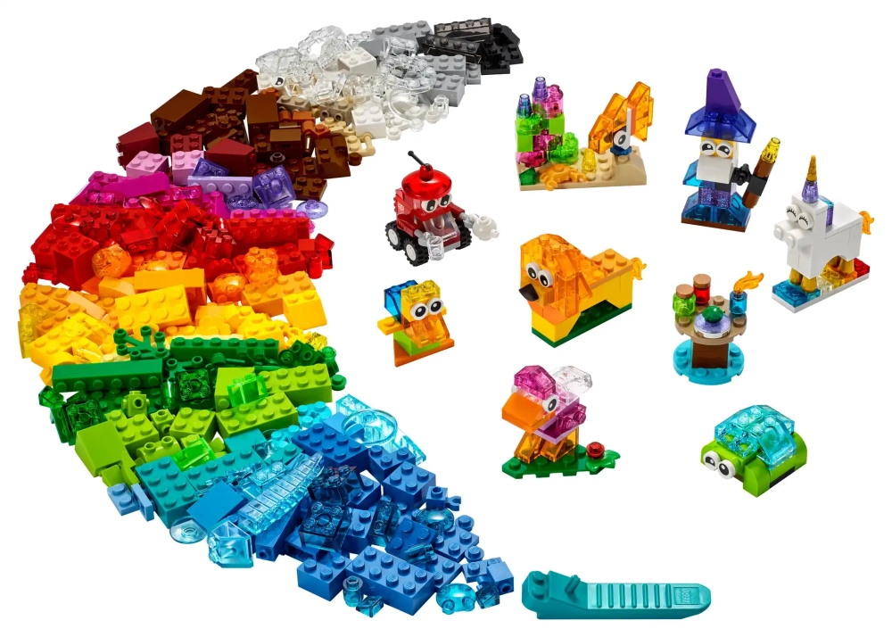 Конструктор LEGO Classic 11013 Набор с прозрачными деталями