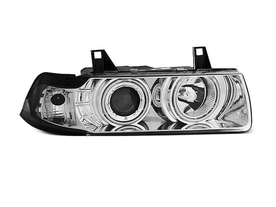 Передние фары Bmw 3 E36 angel eyes ccfl chrome